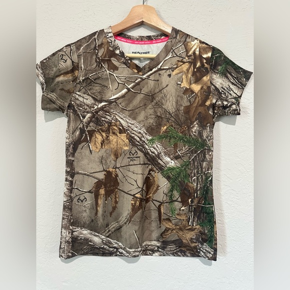 Realtree Kids Camo Tee with Green and Brown - Picture 1 of 3
